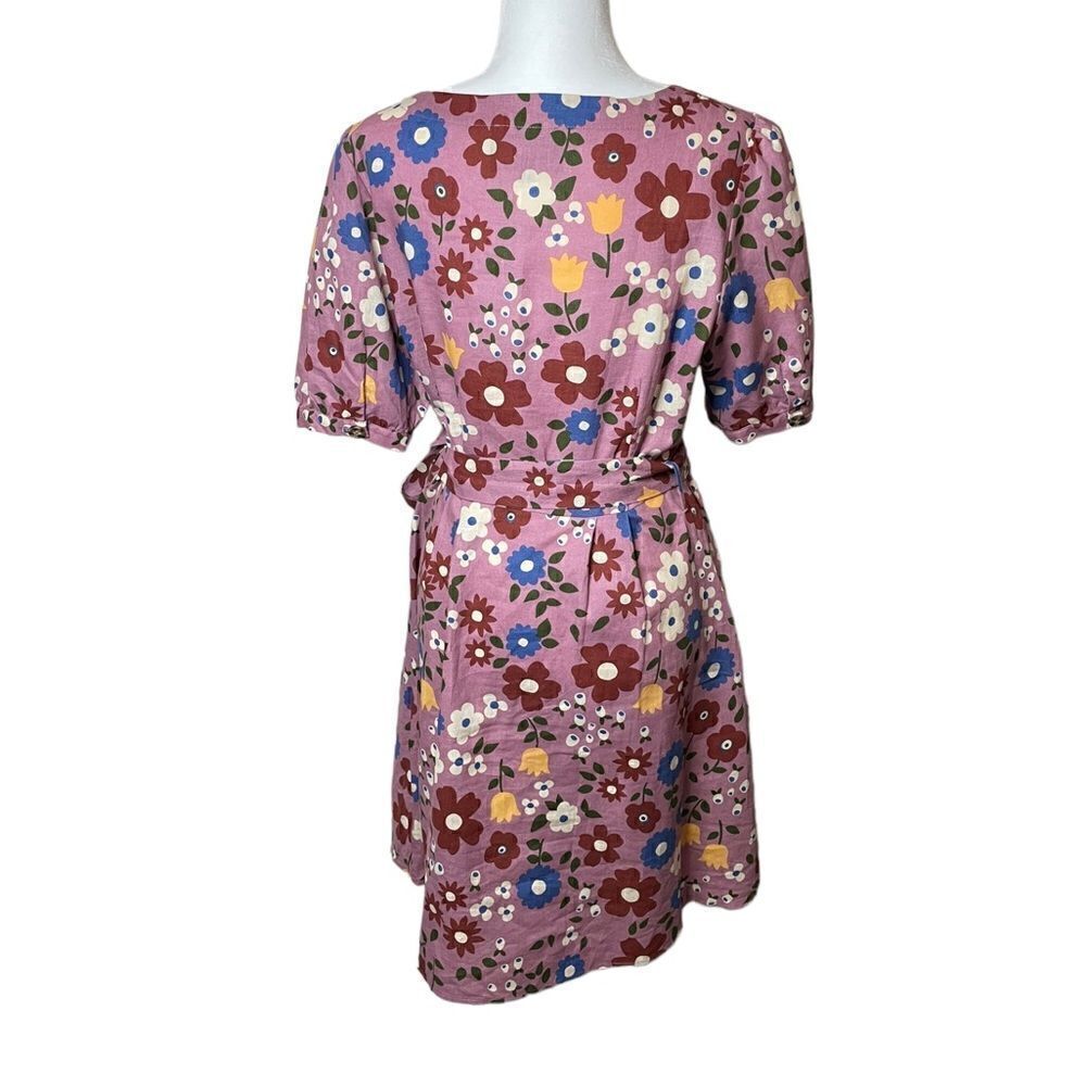 ModCloth x Princess Highway A-Line Button Front Linen Dress - Picture 3 of 6